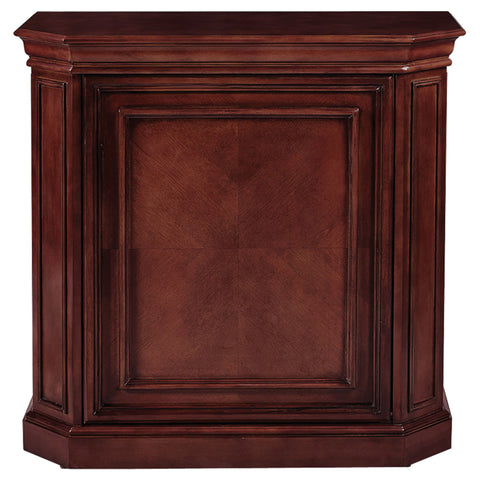 Home Bar Cabinet with Turning Shelves 40 Inch Solid Wood English Tud