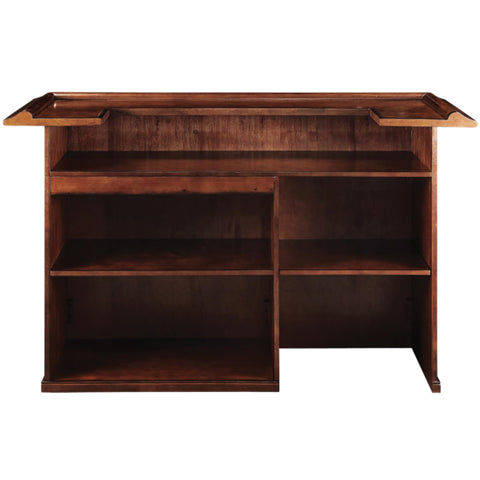 Dry Bar Cabinet 72 Inch Solid Wood - Chestnut