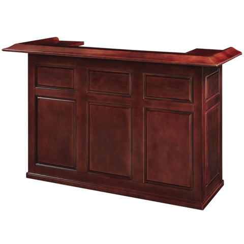Dry Bar Cabinet 72 Inch Solid Wood - English Tudor