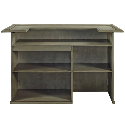 Dry Bar Cabinet 72 Inch Solid Wood, Slate
