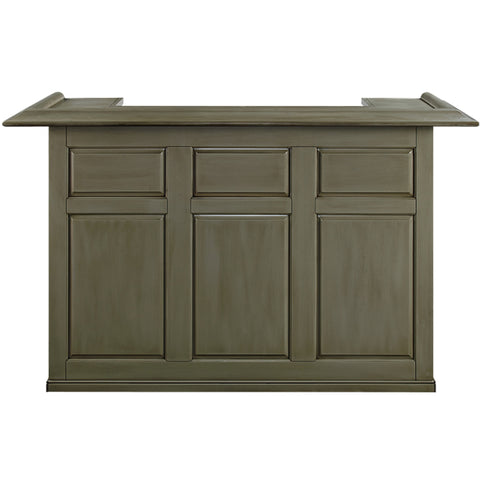 Dry Bar Cabinet 72 Inch Solid Wood, Slate