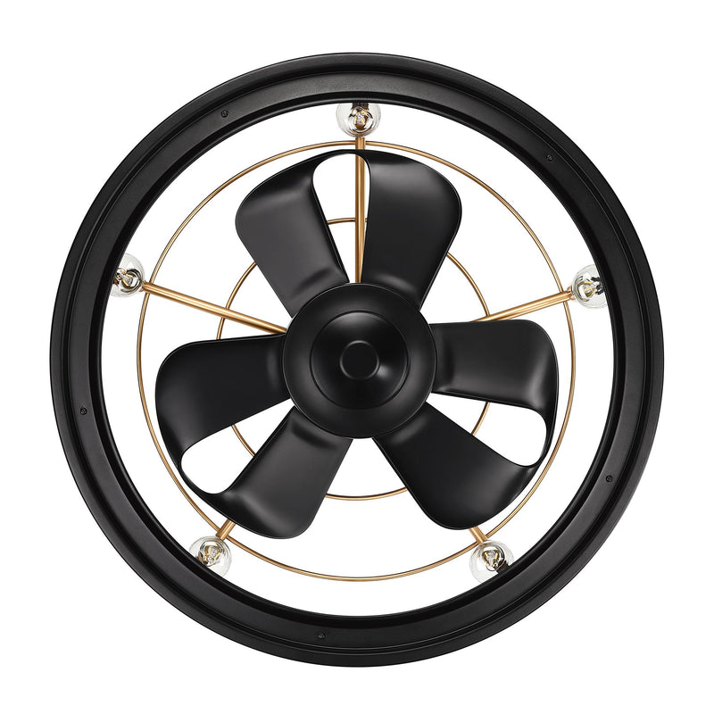 25.5" Henslee Modern DC Motor Downrod Mount Reversible Crystal Ceiling Fan with Lighting and Remote Control (FREE Farmhouse Chandelier)
