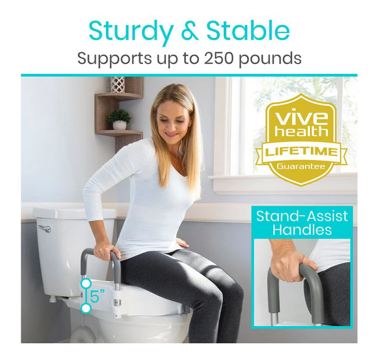 Vive Raised Toilet Seat