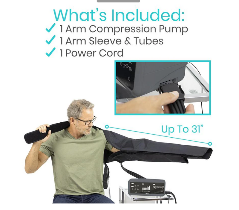 Vive Arm Compression Pump Full System: Premium