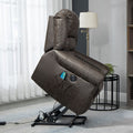 Atlas Faux Leather Lift Chair - Gray ‪‪(FREE 2 Years CPS Warranty)