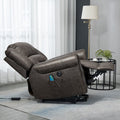 Atlas Faux Leather Lift Chair - Gray ‪‪(FREE 2 Years CPS Warranty)