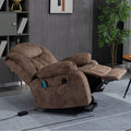 This brown 120-degree recliner chair is designed with the needs of seniors and those recovering from surgery in mind. Its gentle recline angle allows for comfortable seating without causing strain or discomfort.