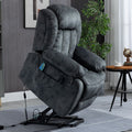 This lift chair has a bearing capacity of 350 lbs and is specifically designed for elderly individuals who may require assistance when getting up or sitting down. The chair provides a safe and comfortable way to transition between positions, reducing the risk of falls or injury.
