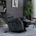 This cyan 120-degree recliner chair is designed with the needs of seniors and those recovering from surgery in mind. Its gentle recline angle allows for comfortable seating without causing strain or discomfort.