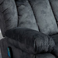 Introducing our lift chair with a convenient side pocket - available in a beautiful cyan color. Perfect for storing books, magazines, remotes, and more, this chair will keep all your essentials within arm's reach while you relax in comfort.