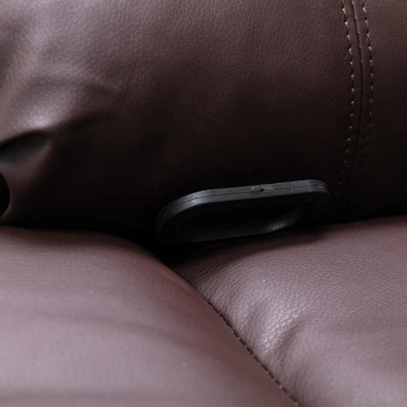 Recliner Chair, Premium Faux PU Leather Stressless Sleeping Chair - Brown