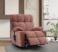 NestingCloud Lift Chair with Dual Motor, 180° Lay Flat Recliner, Heat and Massage, Rose ‪(FREE 2 Years CPS Warranty)