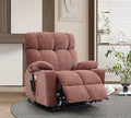 NestingCloud Lift Chair for Elderly with Dual Motor, 180° Lay Flat Recliner, Heat and Massager Rose ‪(FREE 2 Years CPS Warranty)