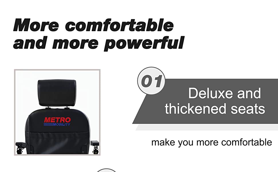 Metro Mobility Patriot Mobility Scooter, 300 Lbs, 10 Miles