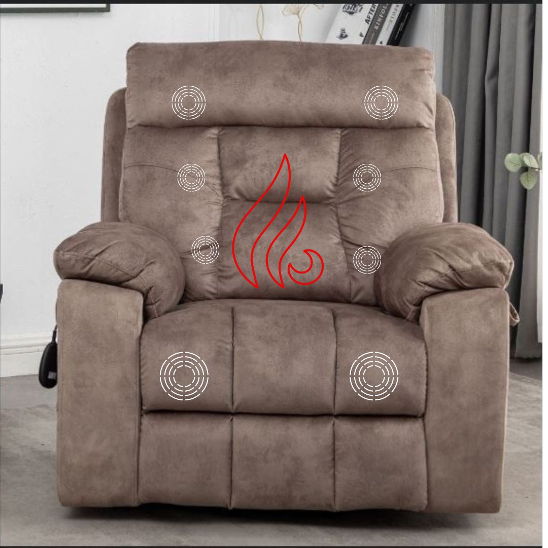 Relax in style and comfort with our built-in heat and massage lift chair, designed for the ultimate relaxation experience. Enjoy the convenience of a lift function along with the luxury of a premium chair. Upgrade your home furniture and indulge in the ultimate comfort of our lift chair.