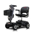 Metro Mobility 4-Wheel Mobility Scooter, Pneumatic Tires, Easy Charge and Automatic Braking System - Grey (FREE Seat Cushion with Strap)