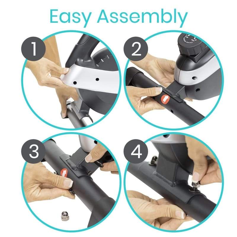 Vive Magnetic Pedal Exerciser Compatible with Smart Devices