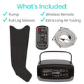 Vive Health Leg Compression Machine - Sequential Pump Device For Recovery, Swelling and Pain Relief