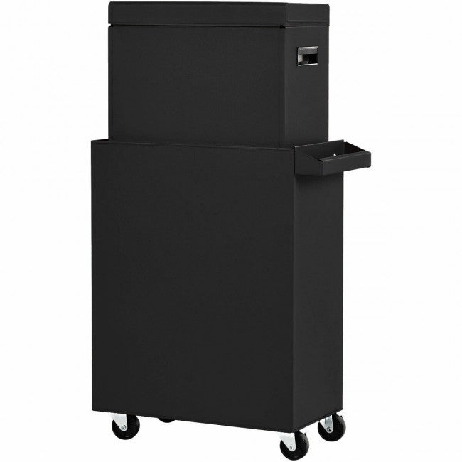 Services Cart 2-in-1 Tool Chest and Cabinet with 5 Sliding Drawers
