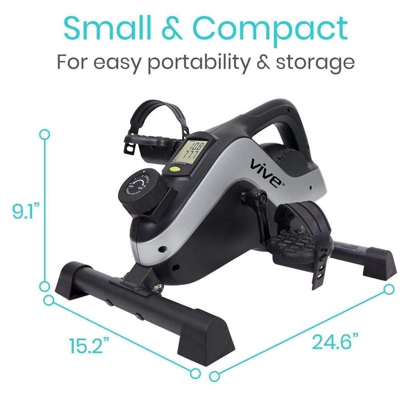 Vive Magnetic Pedal Exerciser Compatible with Smart Devices